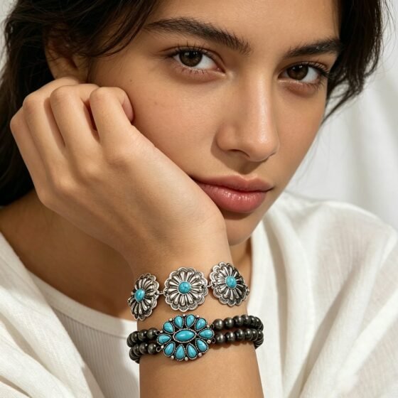 Turquoise Jewelry Set - view 1