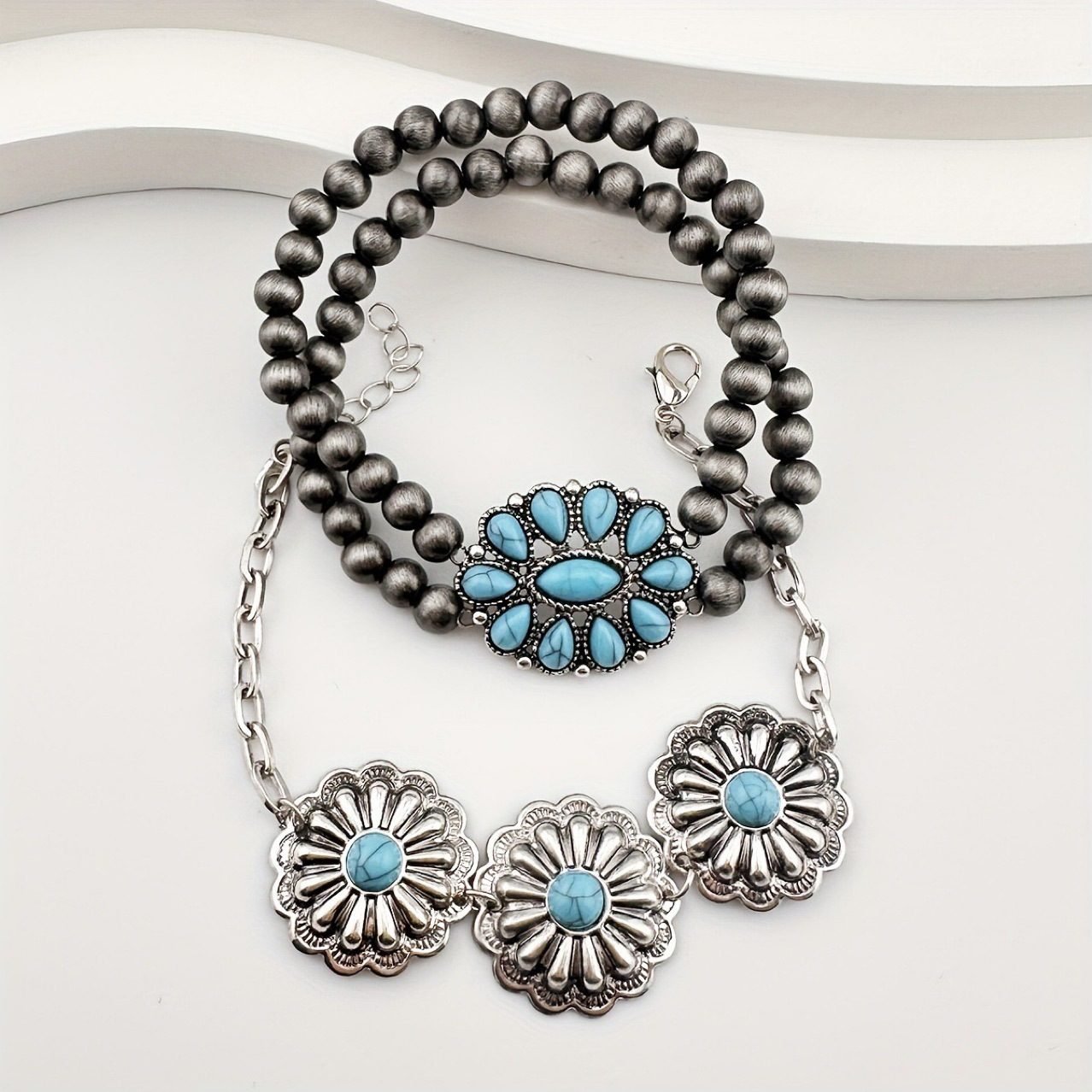 Turquoise Jewelry Set - view 2