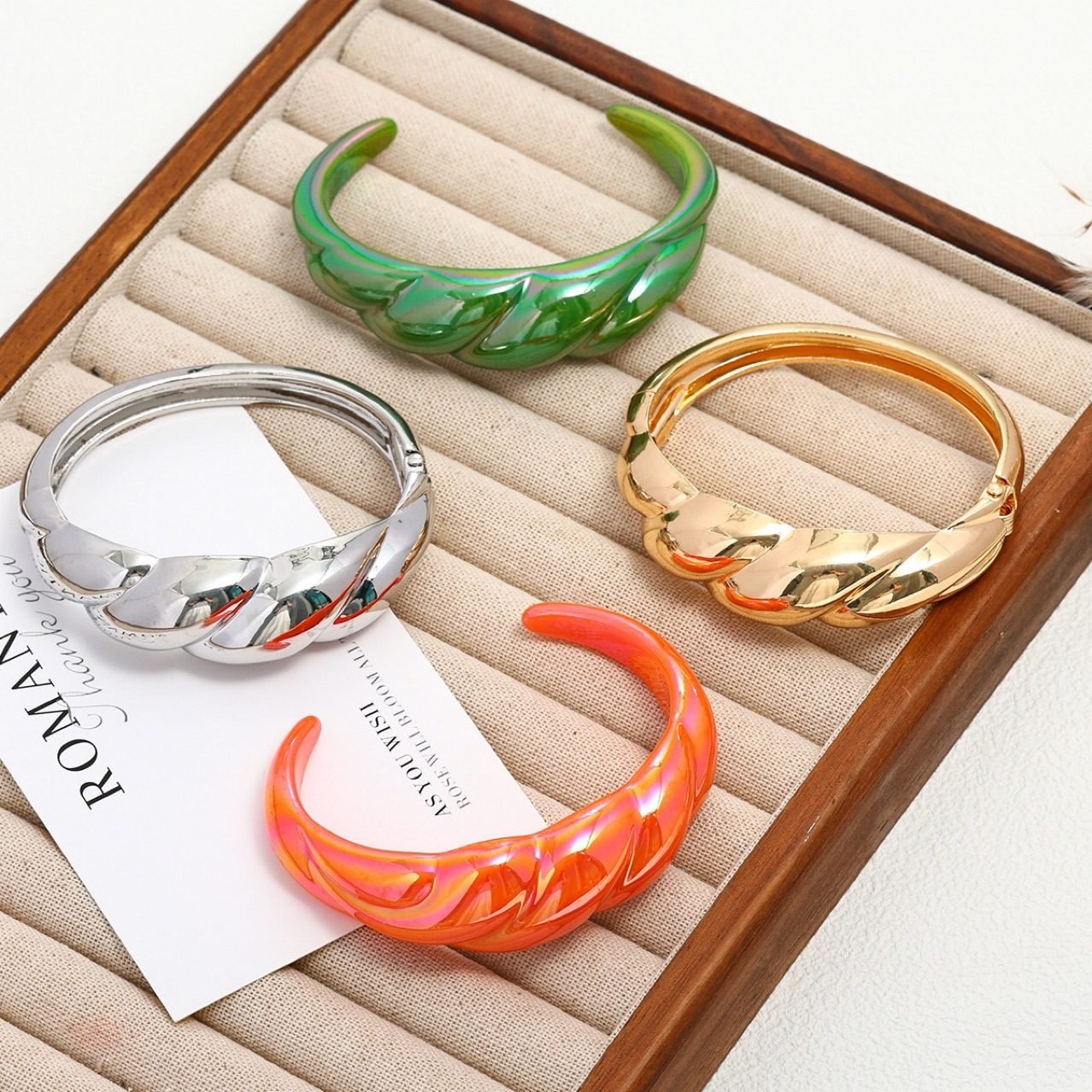 Sculptural Hoop Bangle - view 3