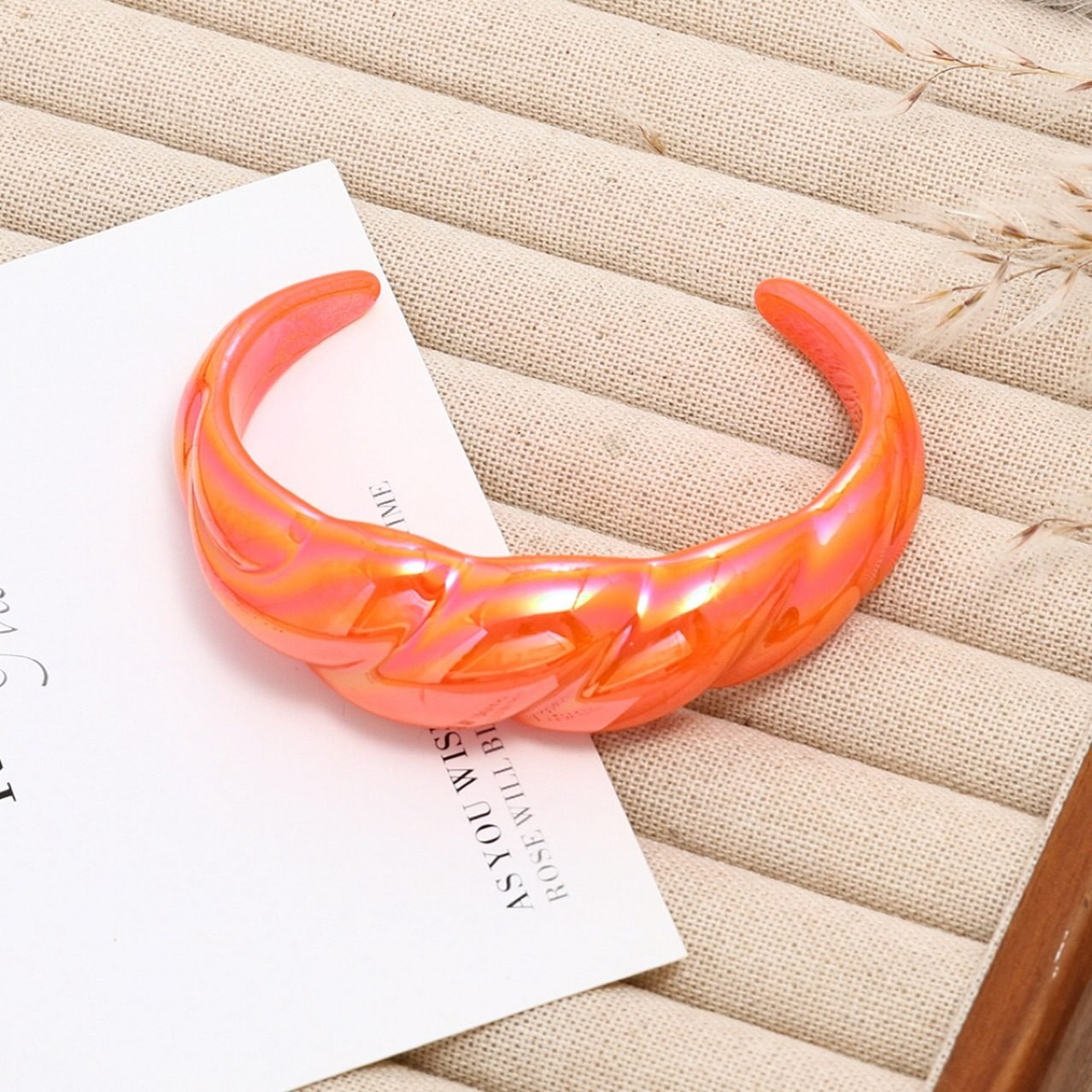 Sculptural Hoop Bangle - view 6