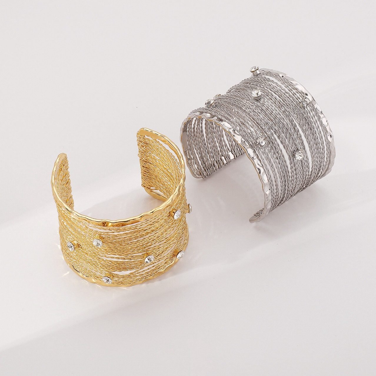 Sculptural Vintage Cuff Bracelet - view 4