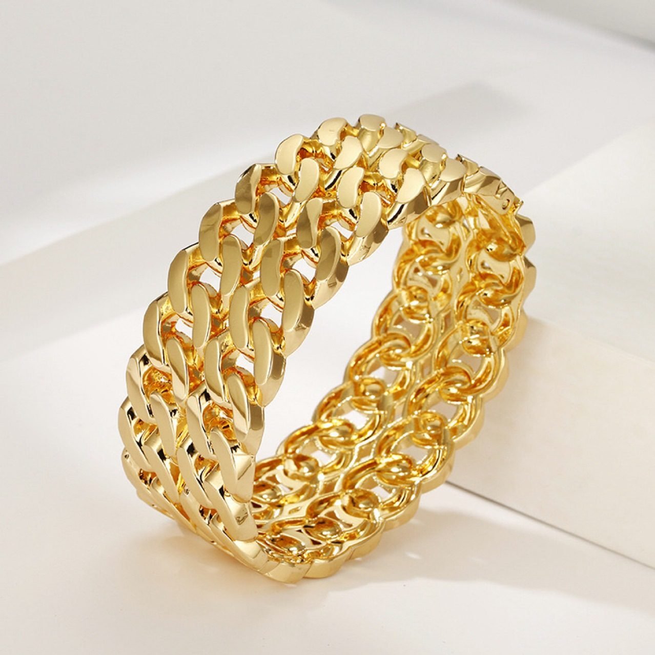 Modern Cuff Bracelet - view 2