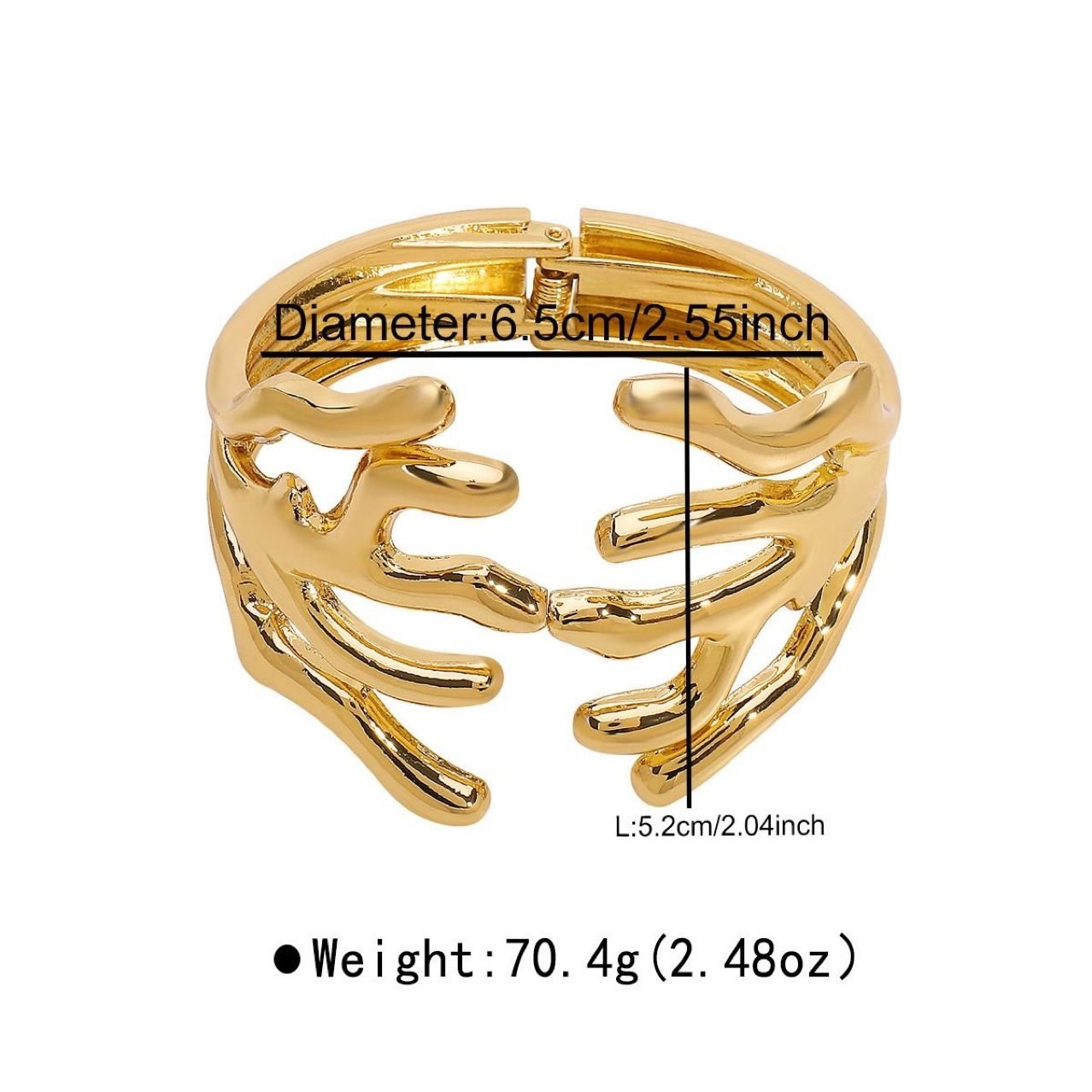 Leaf Cuff Bracelet - view 5