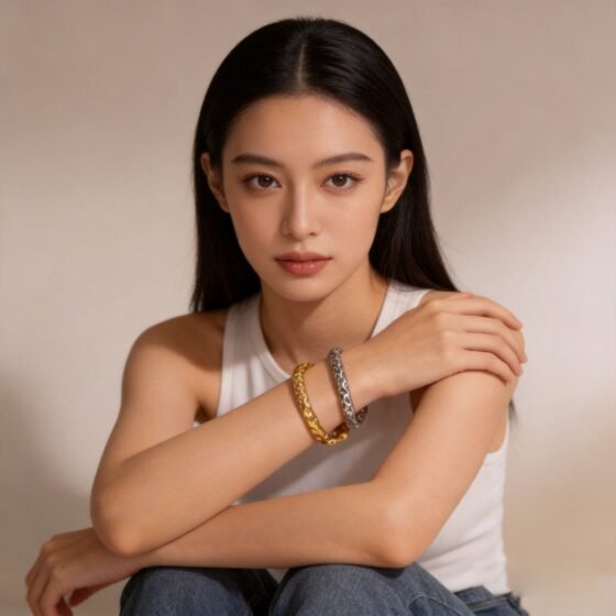 Modern Cuff Bracelet No. 169 - view 1