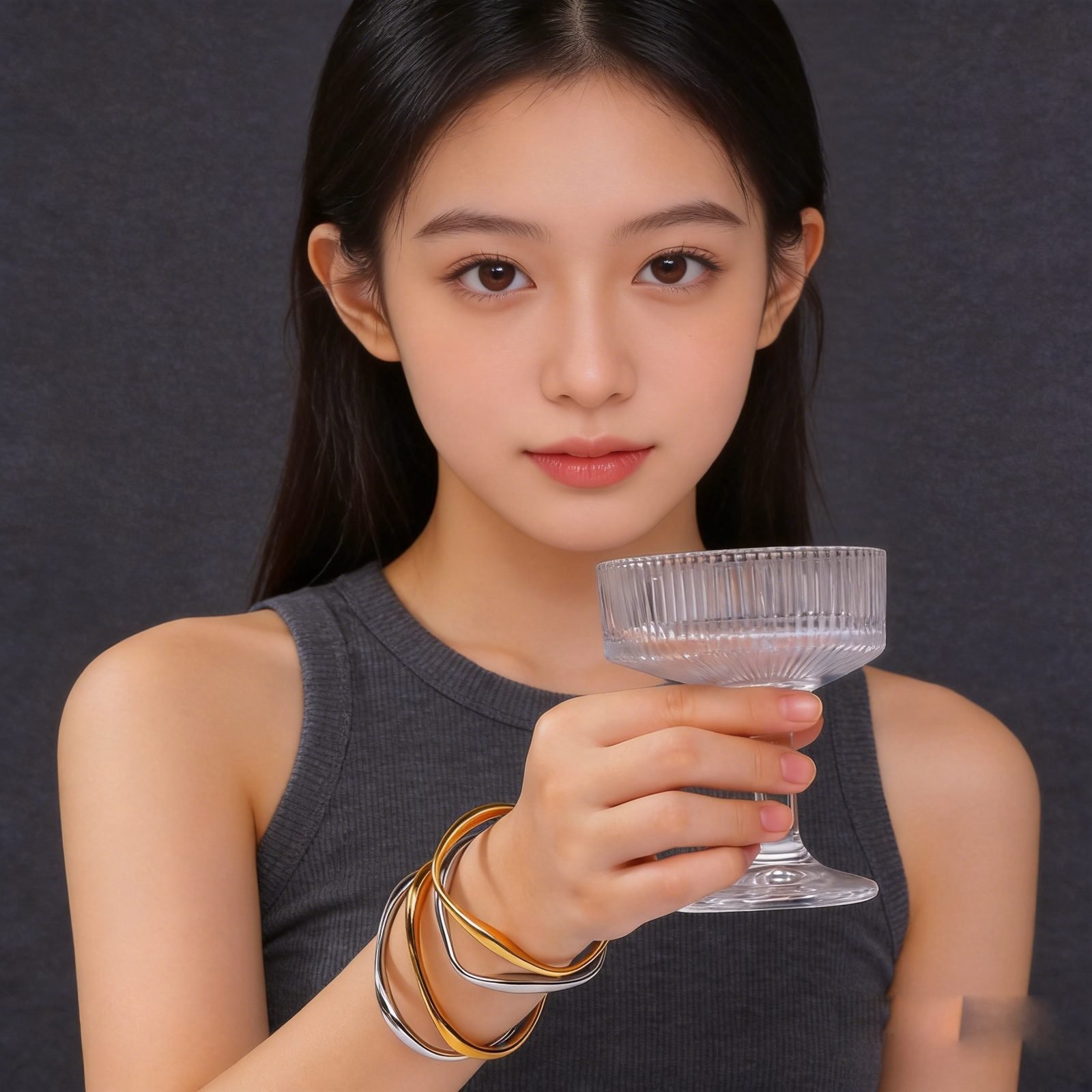 Sculptural Hoop Cuff Bracelet No. 202 - view 1