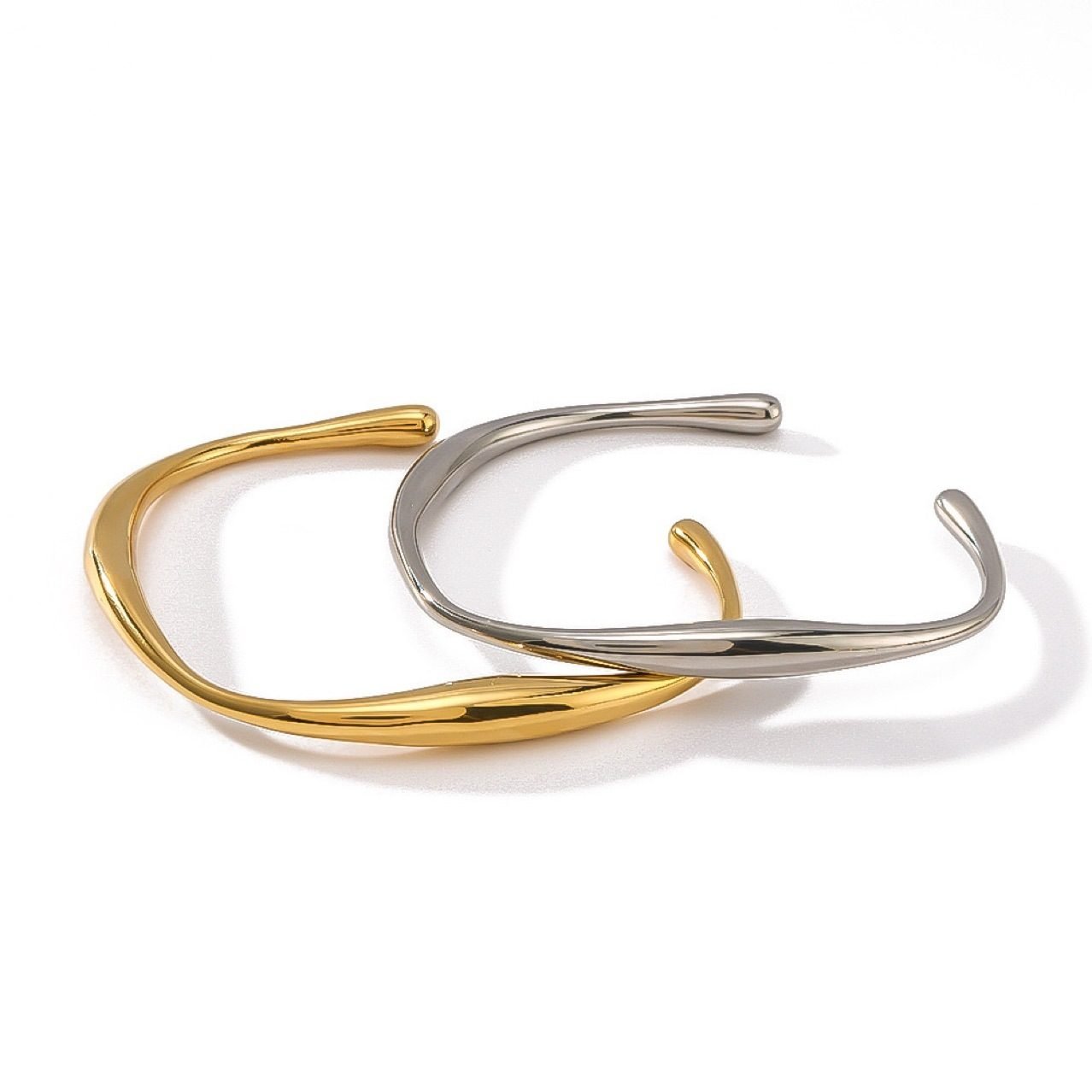 Sculptural Hoop Cuff Bracelet No. 202 - view 4