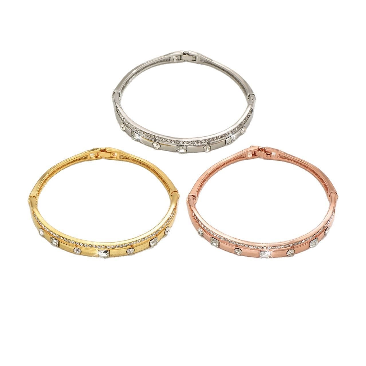 Crystal Sculptural Bangle - view 6