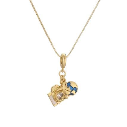Heart Crystal Necklace No. 037 - view 6