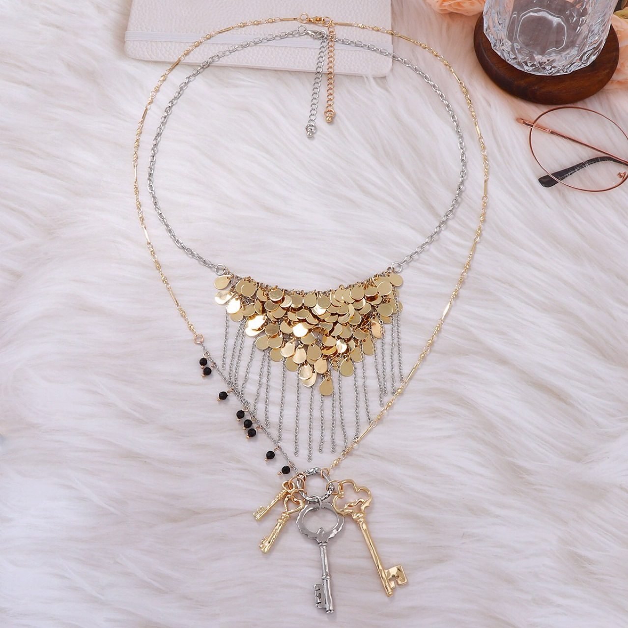 Dewdrop Key Jewelry Set - view 5
