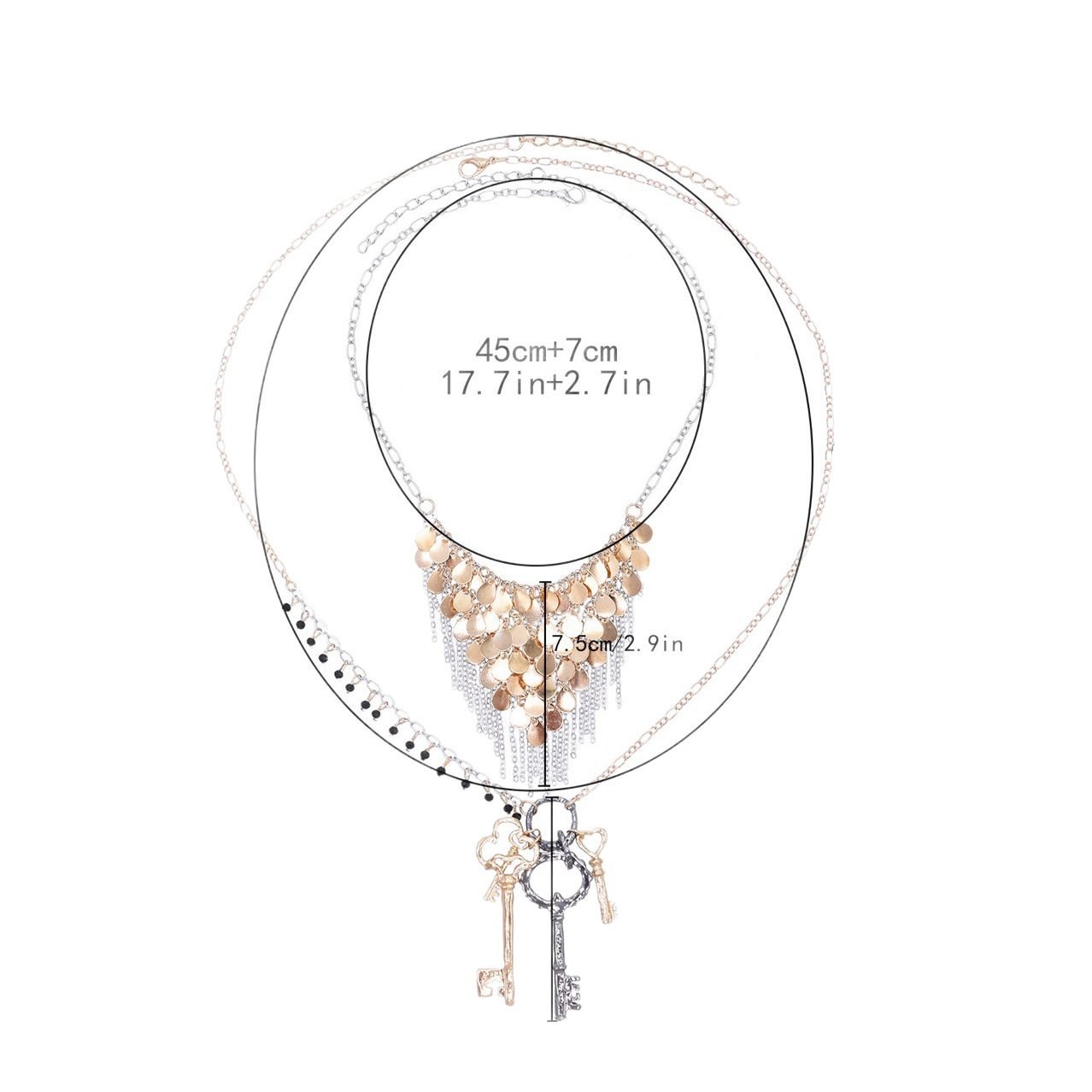 Dewdrop Key Jewelry Set - view 6