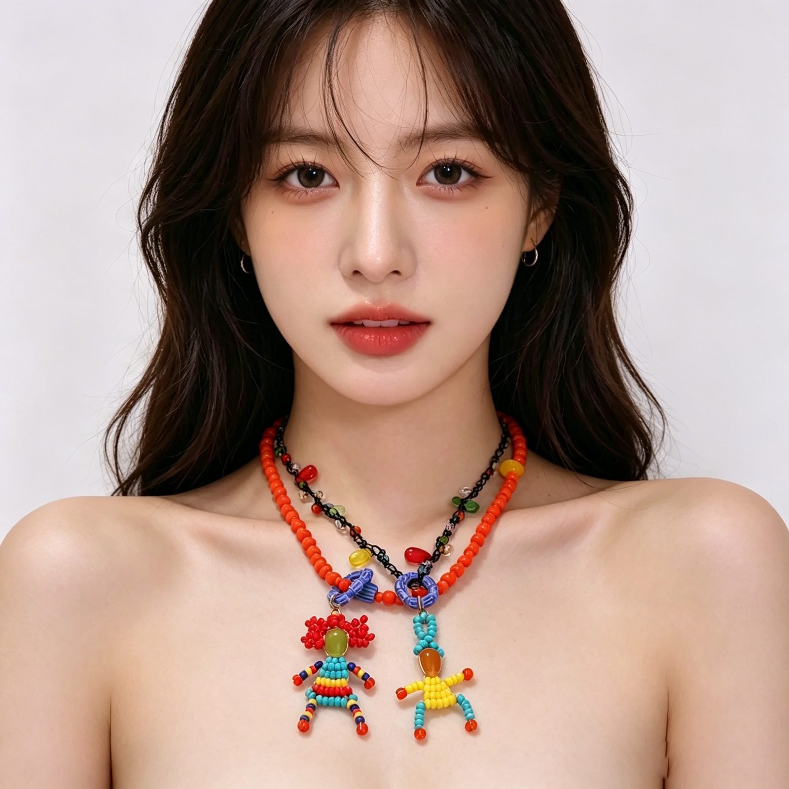 Doll Pendant Necklace - view 1