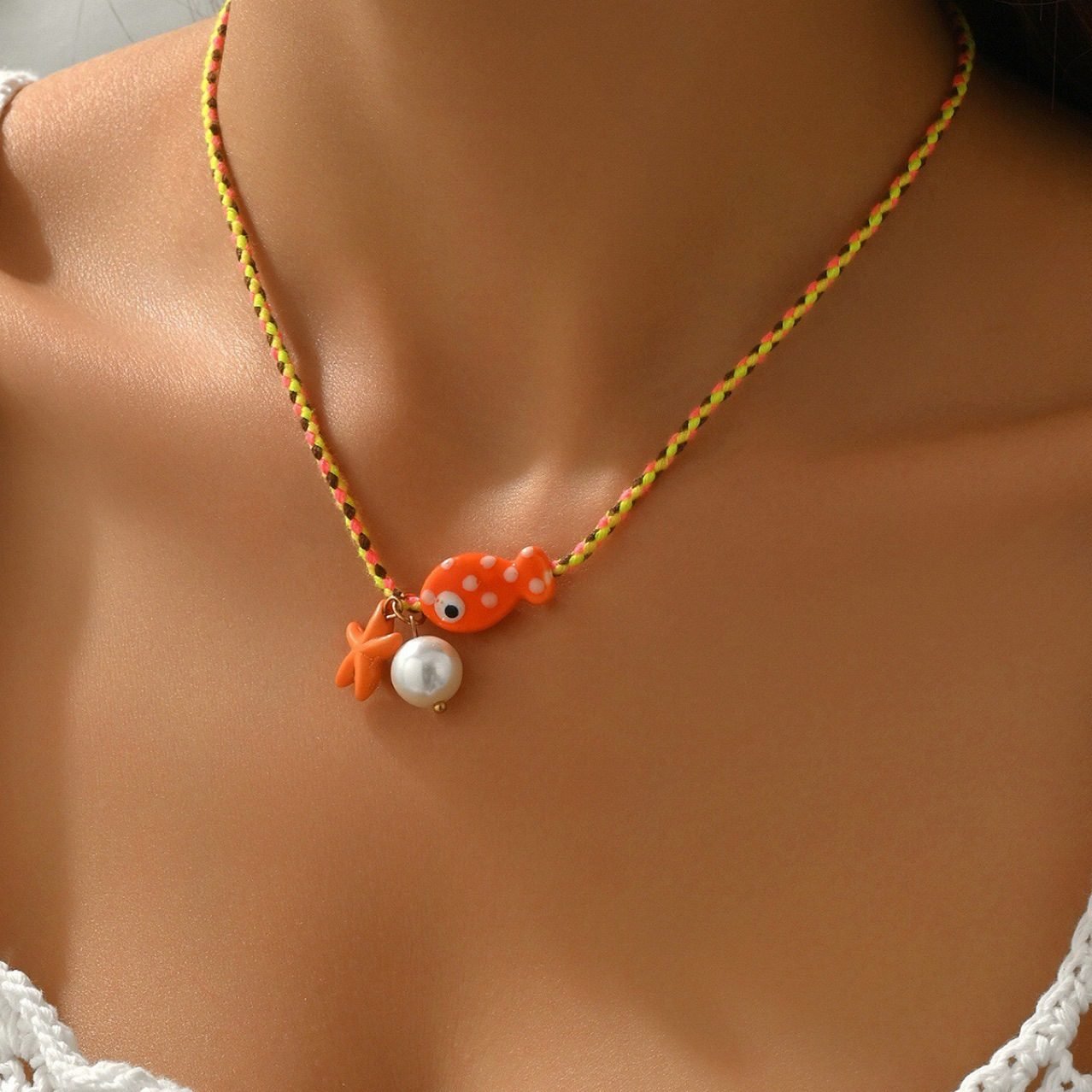 Starfish Shell Necklace - view 4