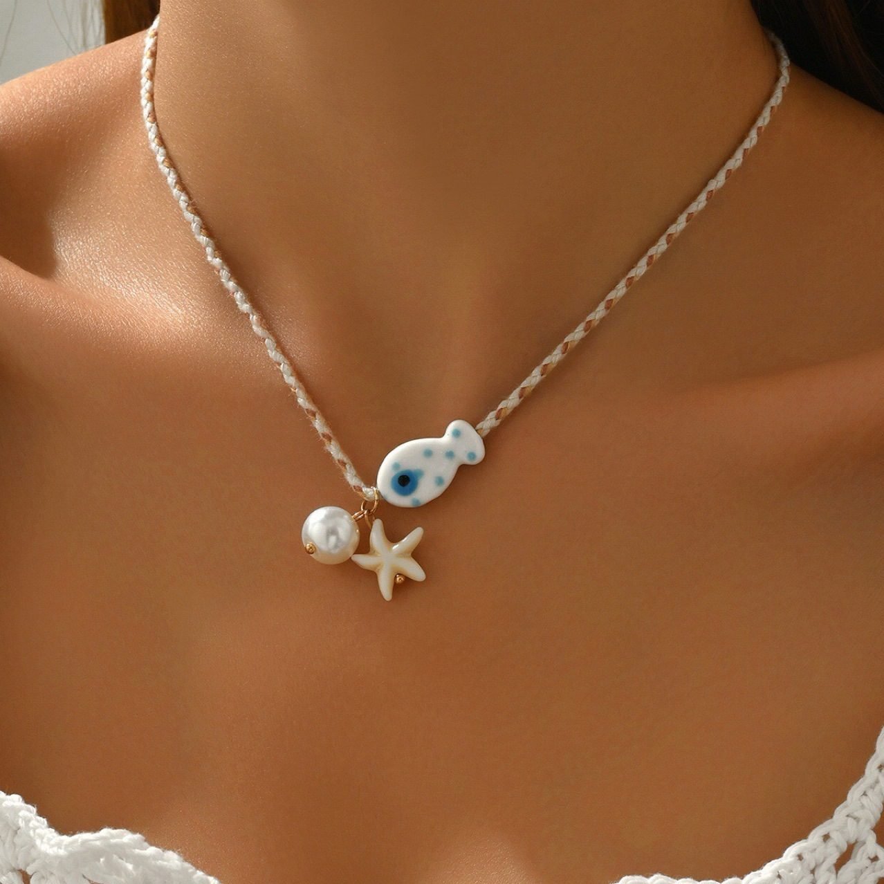 Starfish Shell Necklace - view 6