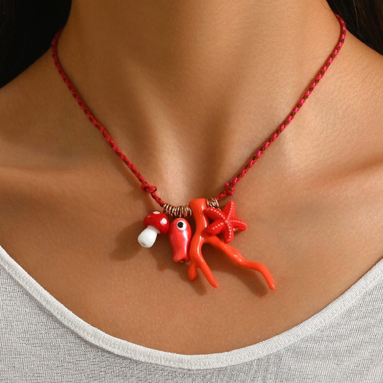 Starfish Shell Necklace - view 7