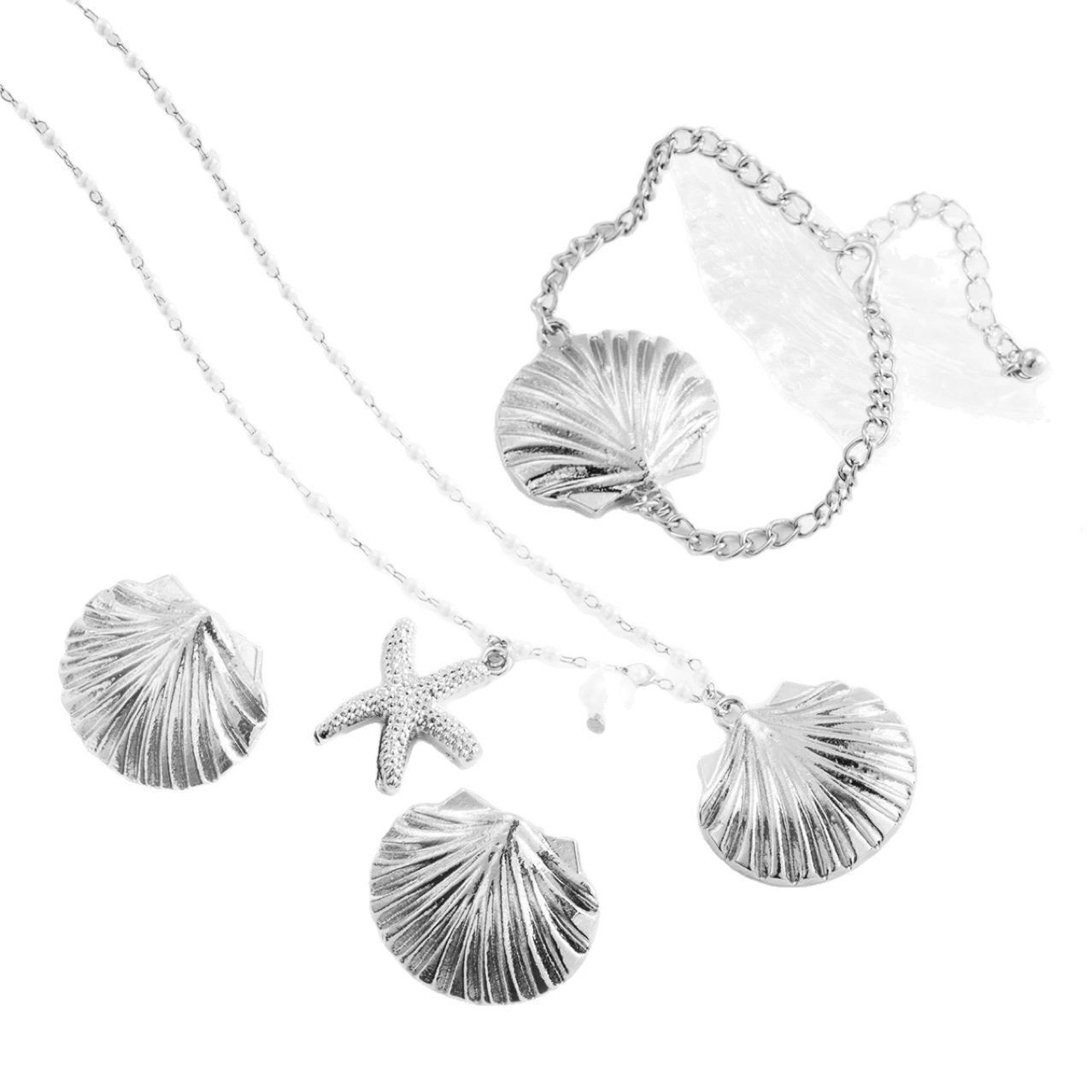 Pearl Starfish Necklace - view 5