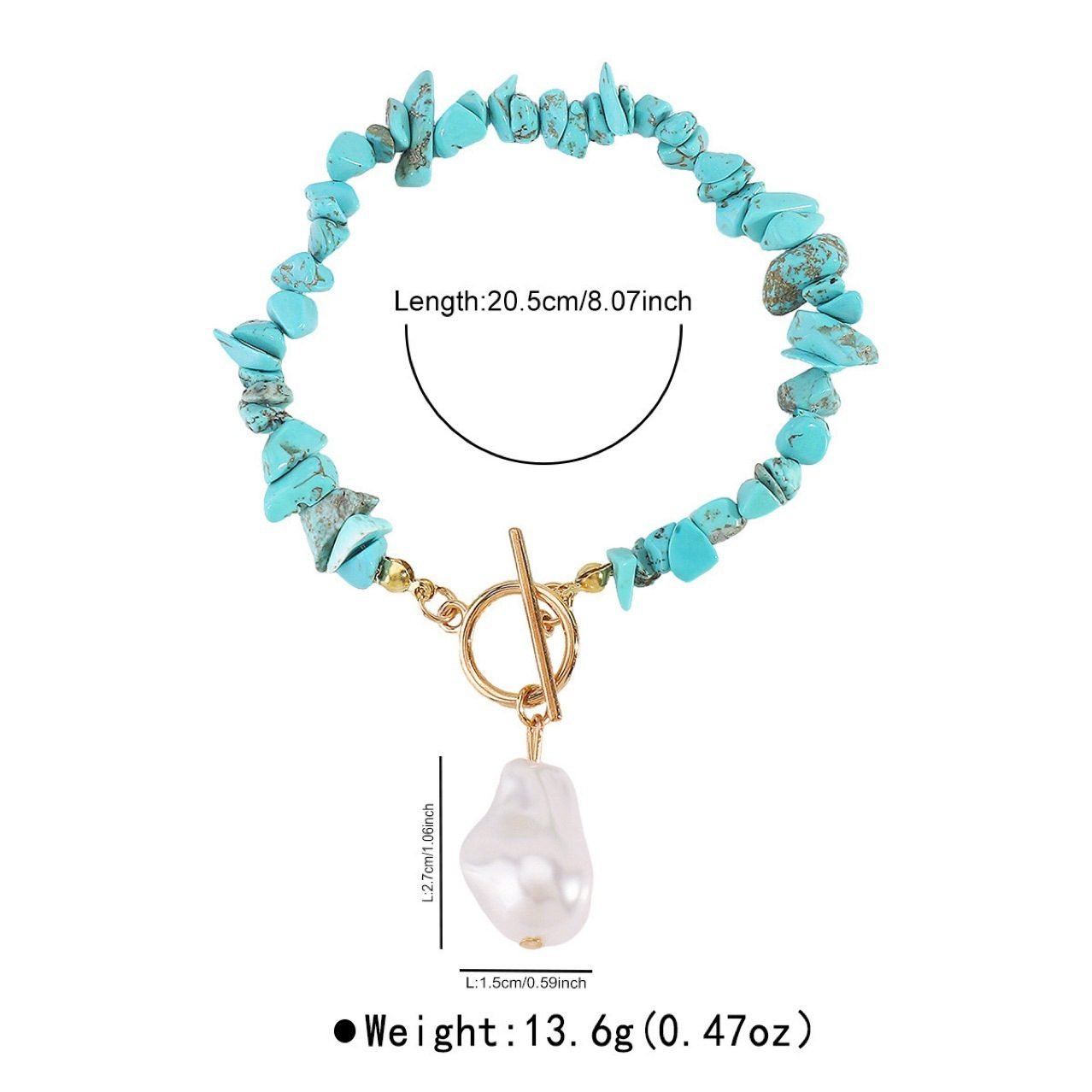Pearl Baroque Jewelry Set - view 7