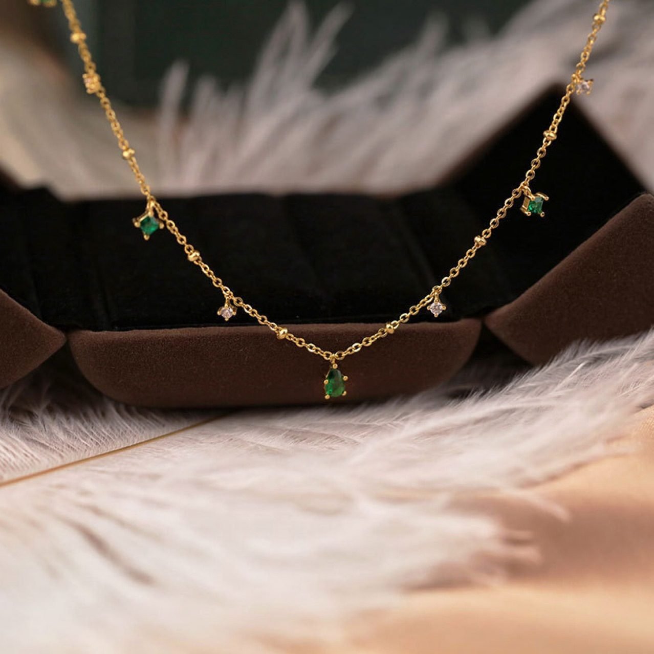 Dewdrop Crystal Necklace - view 5
