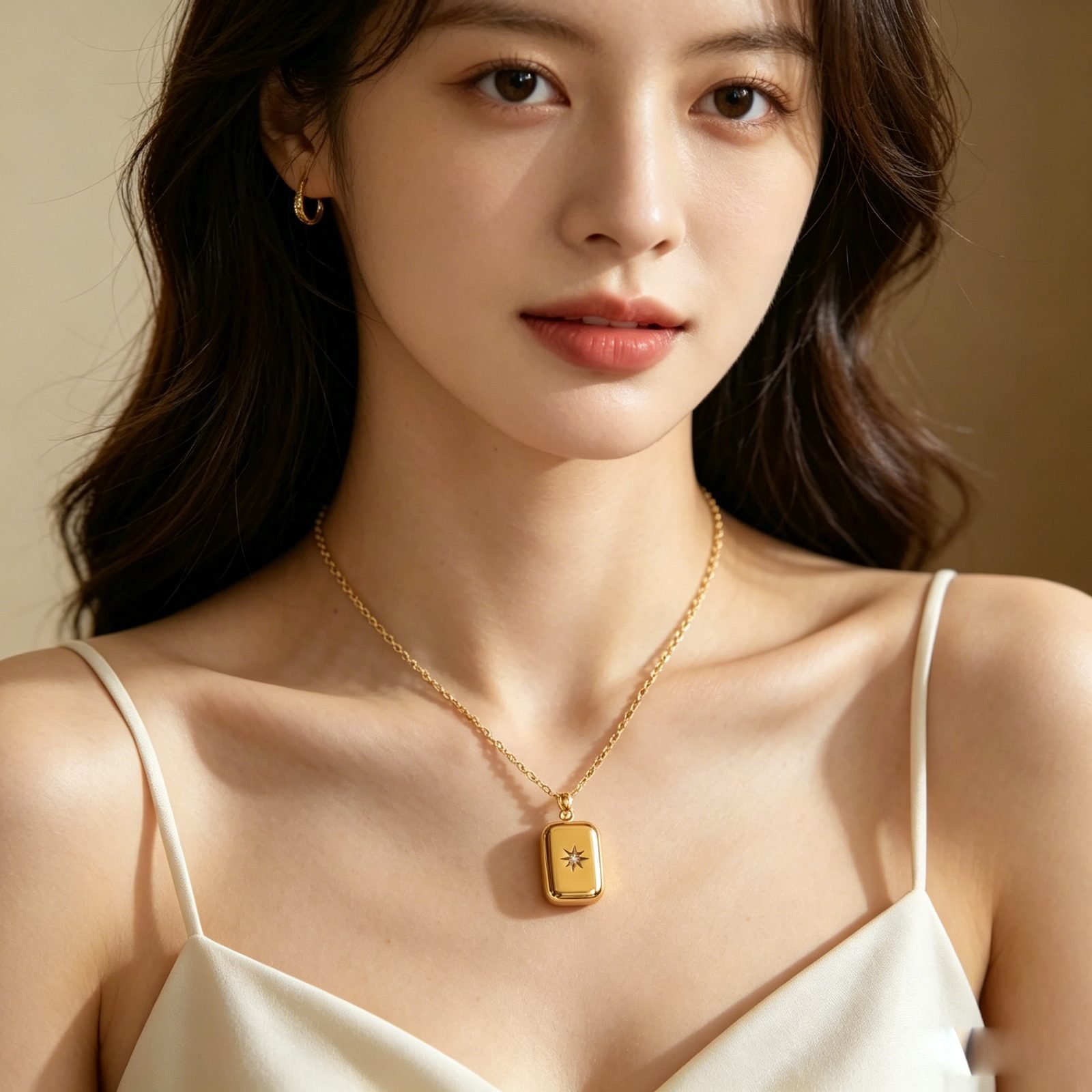 Celestial Dewdrop Pendant Necklace - view 1
