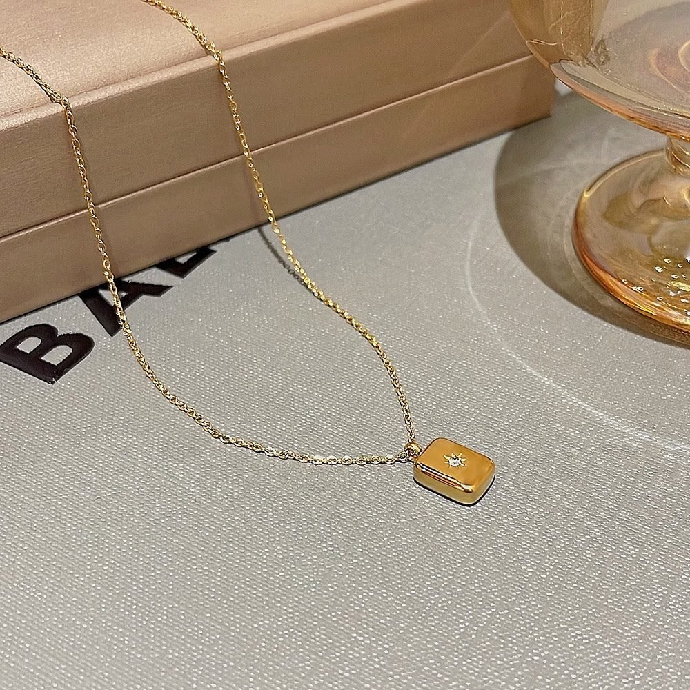 Celestial Dewdrop Pendant Necklace - view 4