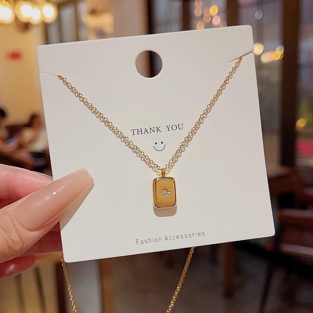 Celestial Dewdrop Pendant Necklace - view 5