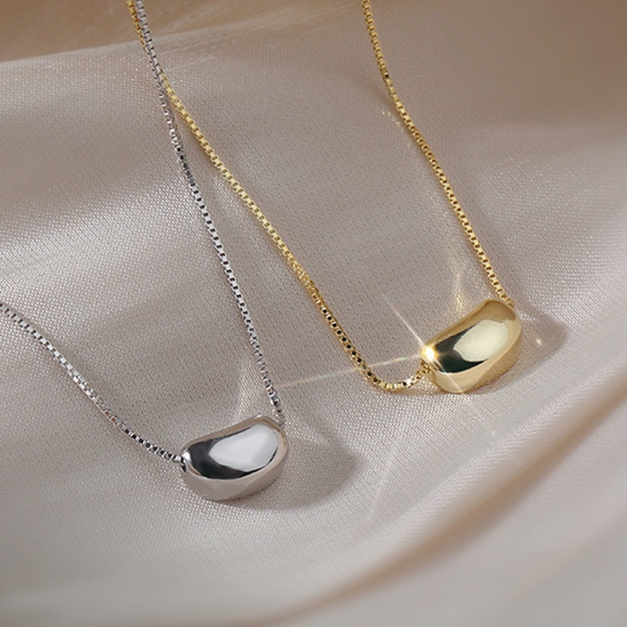 Heart Dewdrop Pendant Necklace - view 3