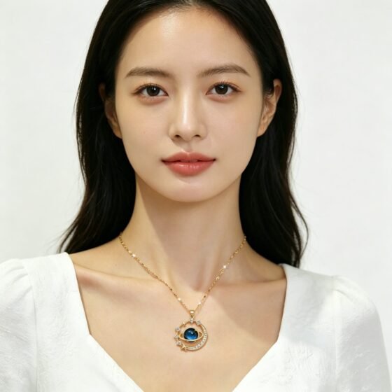Celestial Crystal Pendant Necklace - view 1