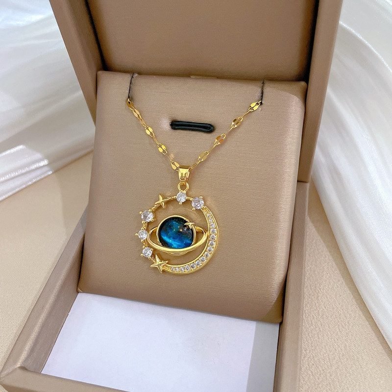 Celestial Crystal Pendant Necklace - view 2