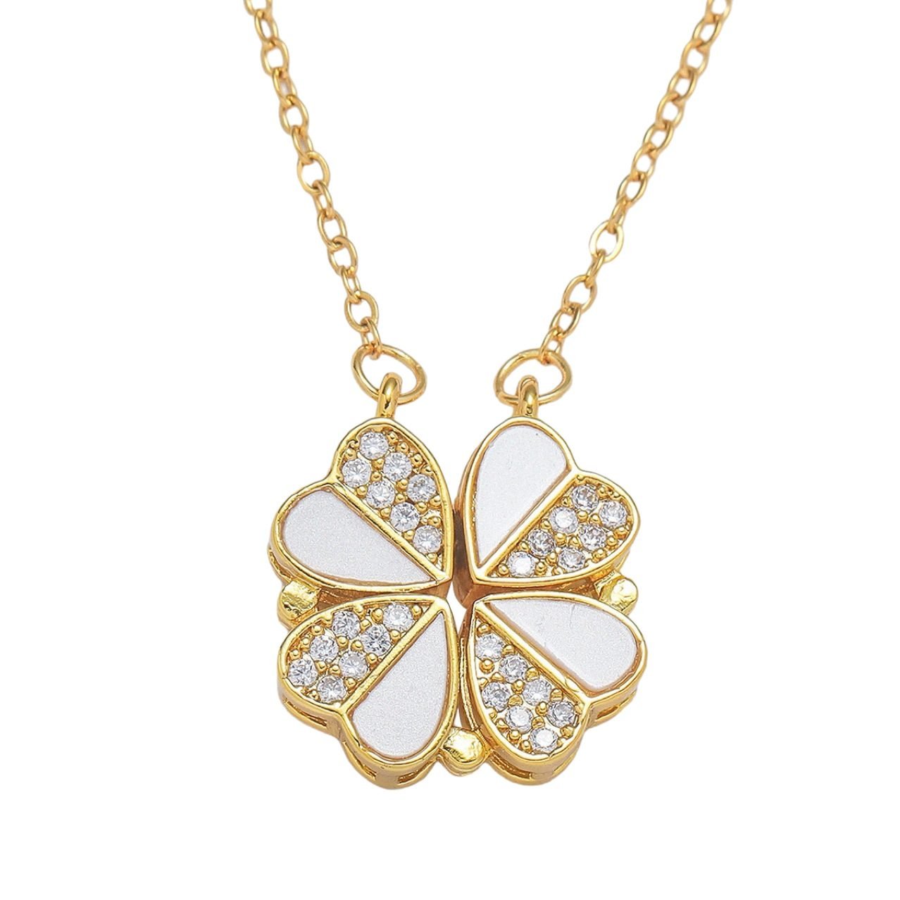 Heart Crystal Necklace No. 132 - view 6