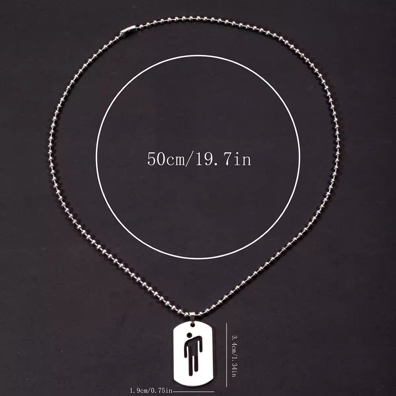 Minimal Pendant Necklace - view 3