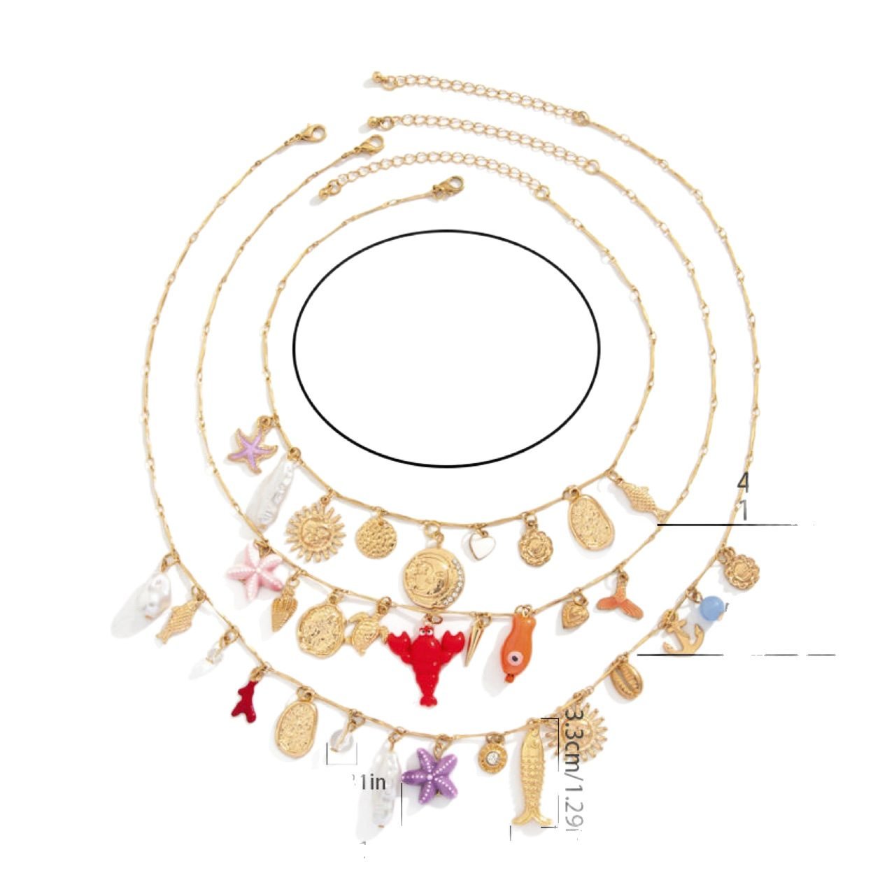 Pearl Starfish Layered Necklace - view 6