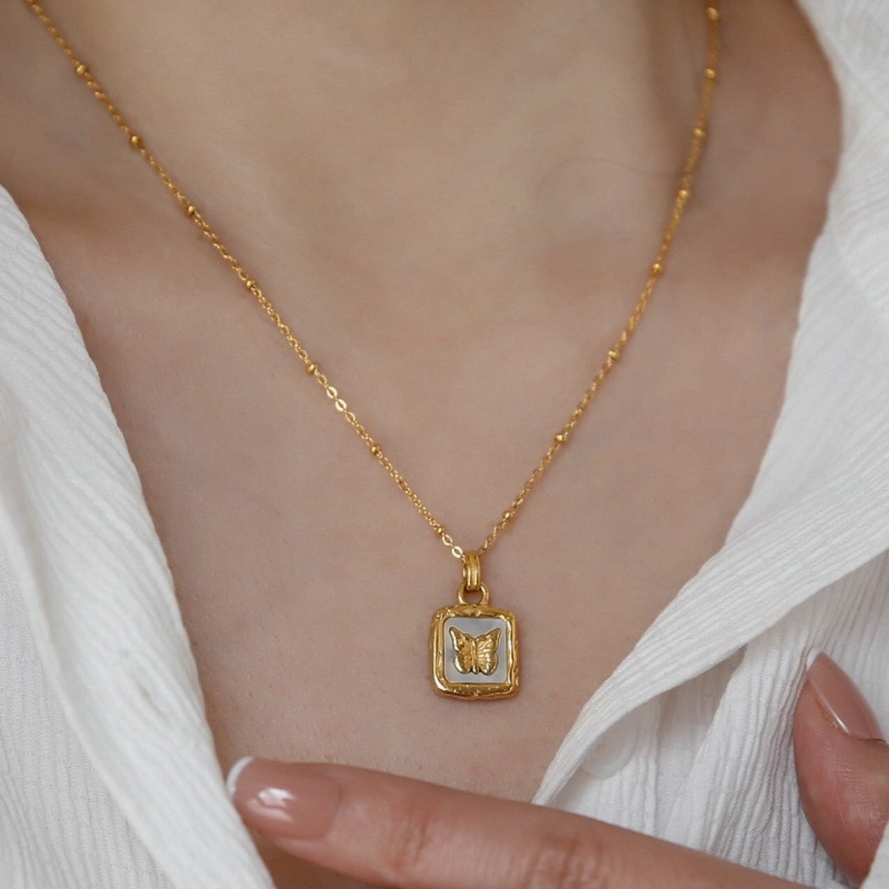 Butterfly Necklace - view 5