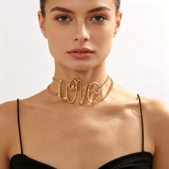 Sculptural Necklace - view 1