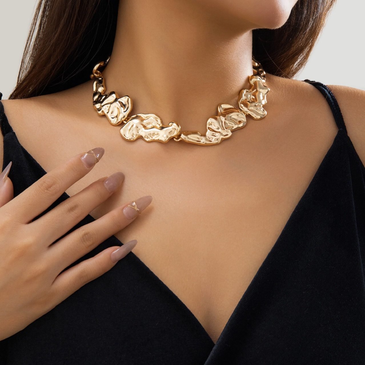 Sculptural Wave Jewelry Set - view 5