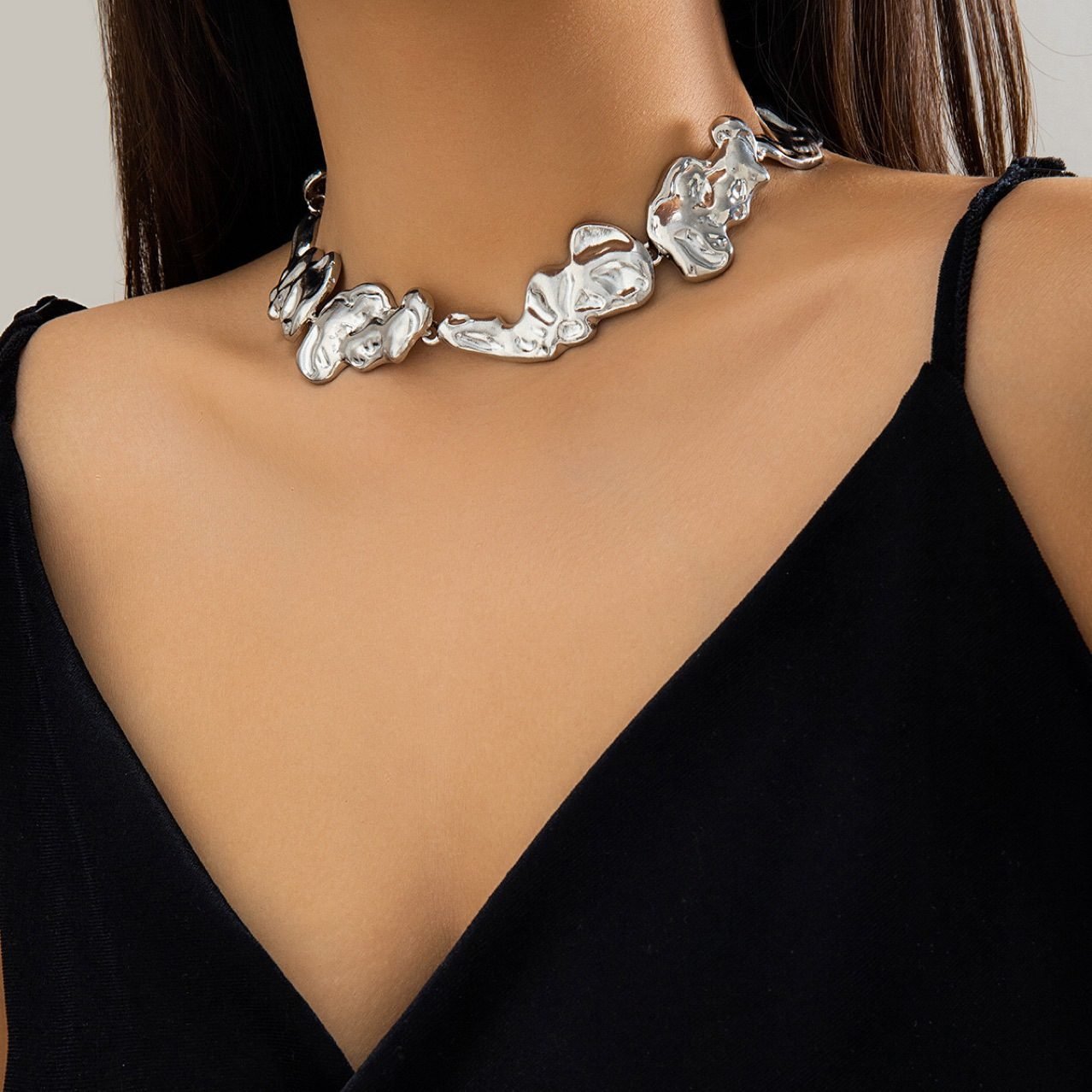 Sculptural Wave Jewelry Set - view 6