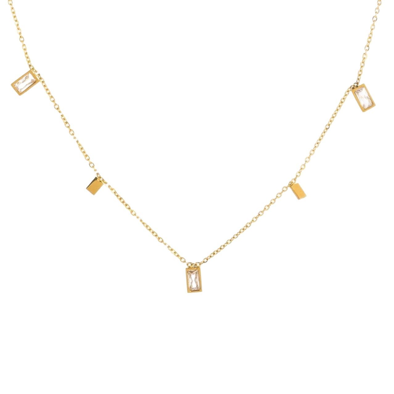 Crystal Tassel Necklace - view 6