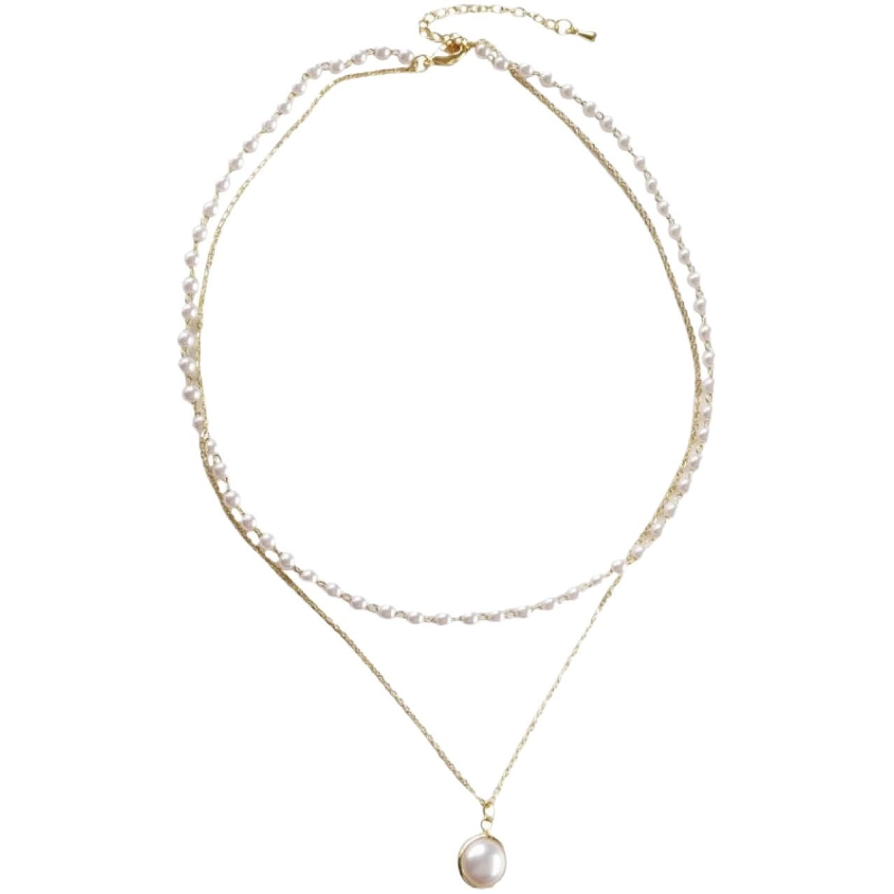 Pearl Vintage Layered Necklace - view 5
