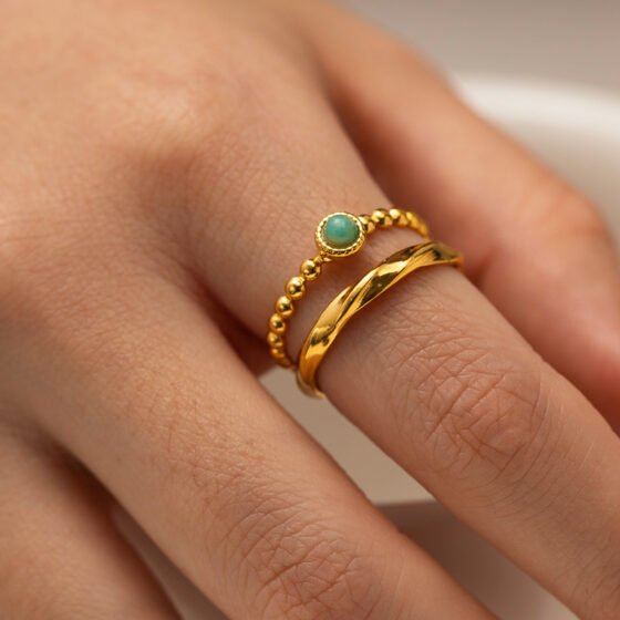 Natural Stone Ring No. 019