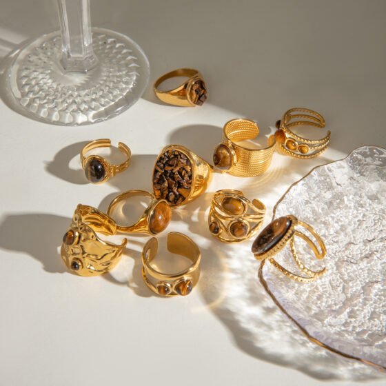 Natural Stone Ring No. 030